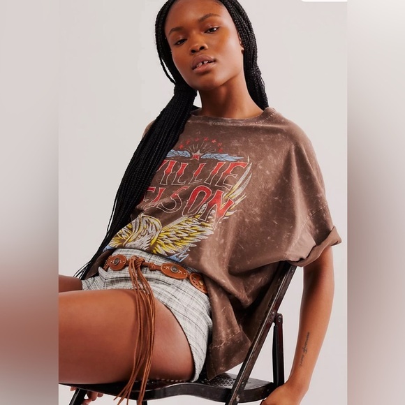 NWT Willie Nelson Eagle One-Size Tee - Picture 2 of 4